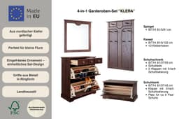 OTTO home Garderoben-Set Klera | Braun