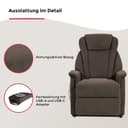 Duo Collection TV-Sessel Toronto XXL | Braun 4
