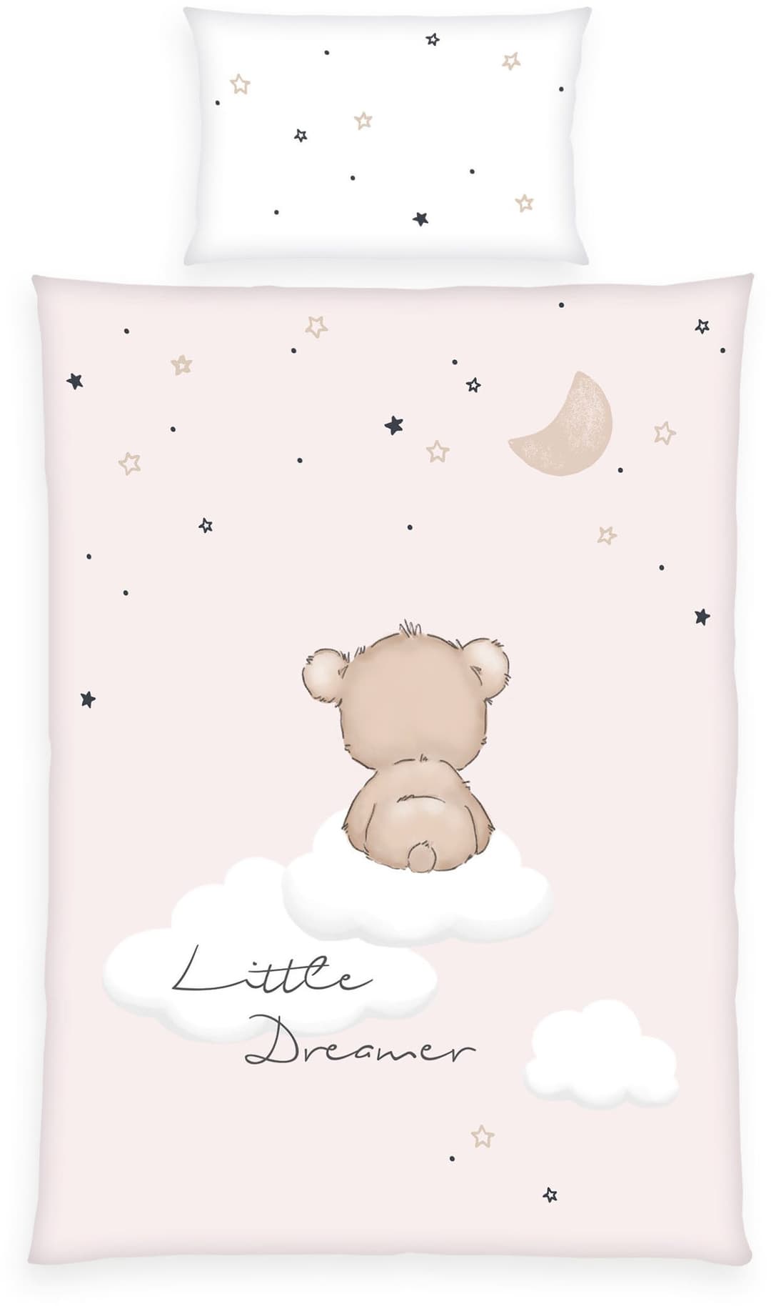 Baby Best Little Dreamer Flanell Bettwäsche | Rosa