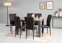 Home affaire Essgruppe Bergamo | Braun