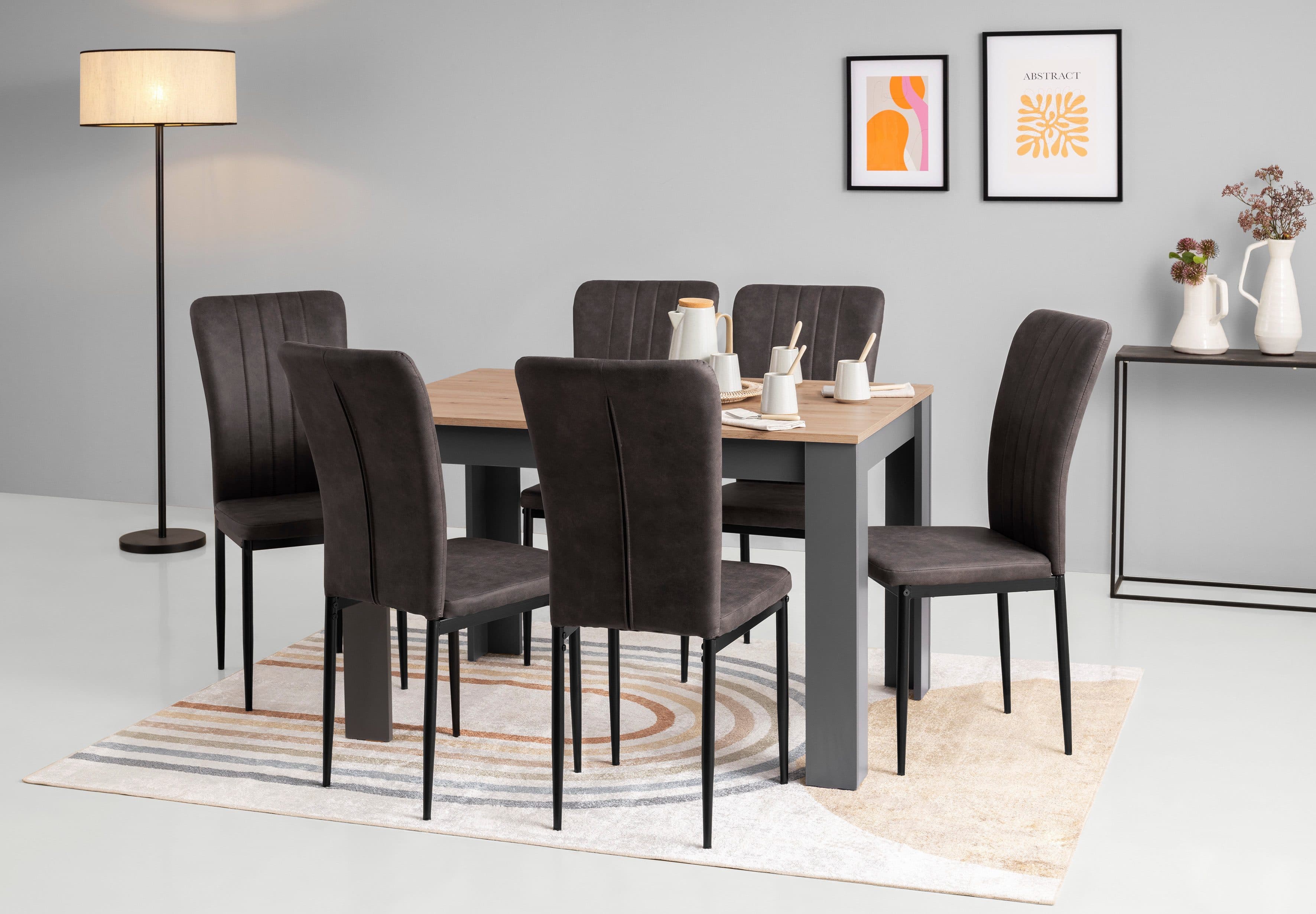Home affaire Essgruppe Bergamo | Braun