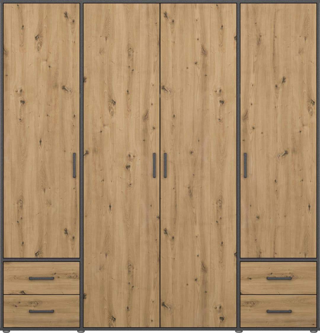 rauch VOYAGER Kleiderschrank | Holztöne