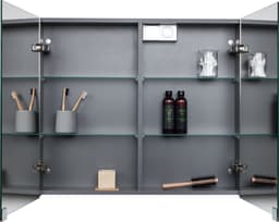 welltime Spiegelschrank Ahus | Silber