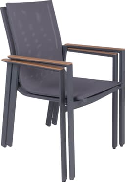 Garden Pleasure Stapelstuhl SILEA | Grau