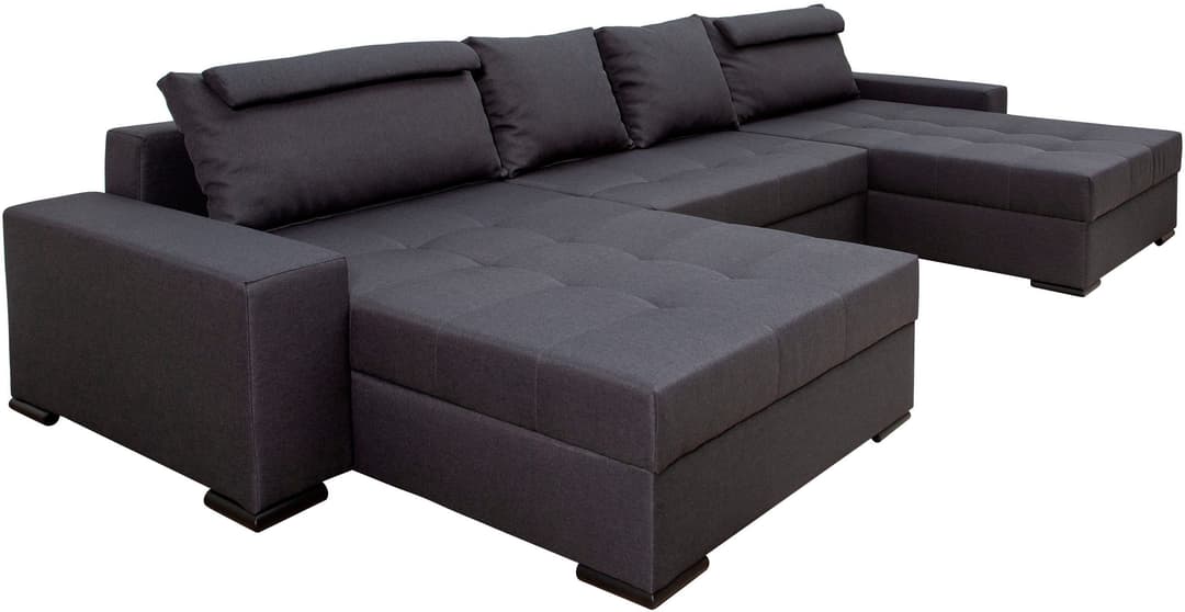 COLLECTION AB Wohnlandschaft Josy XXXL-Relax U-Form | Grau