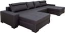 COLLECTION AB Wohnlandschaft Josy XXXL-Relax U-Form | Grau 5