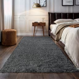 OTTO home Hochflor-Teppich Banji | Grau
