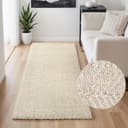 ELLE DECORATION Wollteppich Majoli | Beige