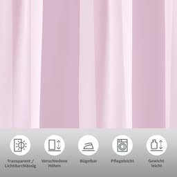 OTTO home Gardine XANA | Rosa