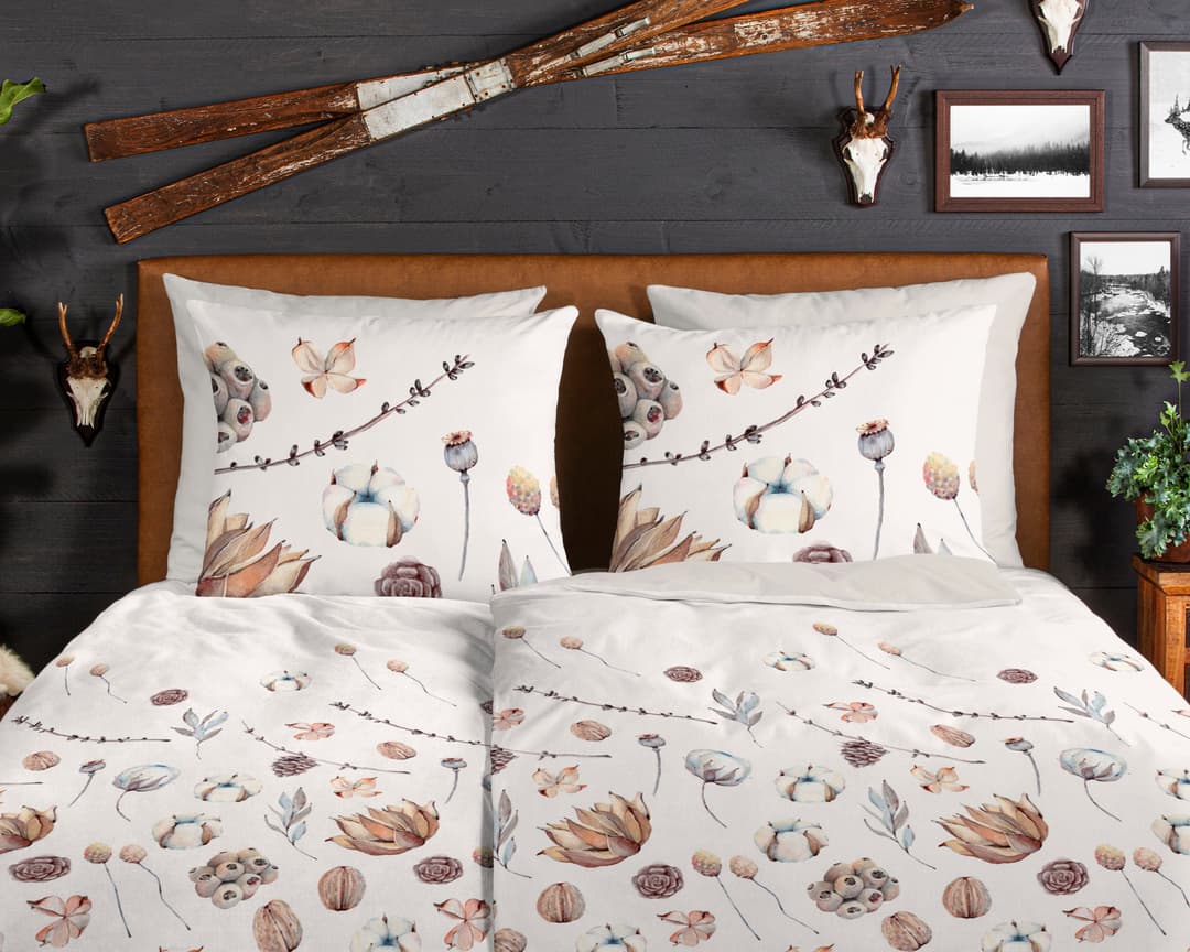 Good morning Mirre Biber Bettwäsche | Beige