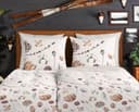 Good morning Mirre Biber Bettwäsche | Beige 3
