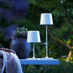 Brilliant LED Tischleuchte Kaami | Weiß