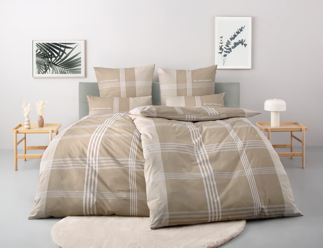 TOM TAILOR HOME Bettwäsche Ole | Beige