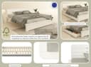 OTTO home Massivholzbett Antri | Weiß 3