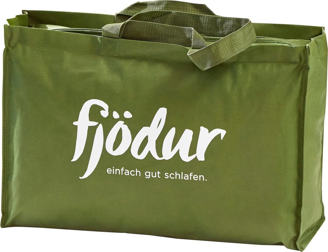 fjödur 3-Kammer-Kopfkissen Franzisk | Weiß
