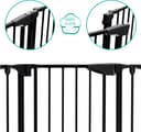 Fillikid Universalschutzgitter Absperrgitter | Schwarz 4