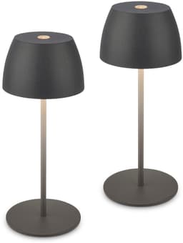Briloner Leuchten Tischleuchte 2er Set LED | Schwarz