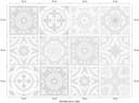 Home affaire Fliesenaufkleber Ornamente | Mehrfarbig 3