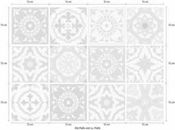 Home affaire Fliesenaufkleber Ornamente | Mehrfarbig