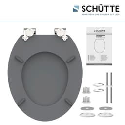 Schütte WC-Sitz SPIRIT GREY | Grau
