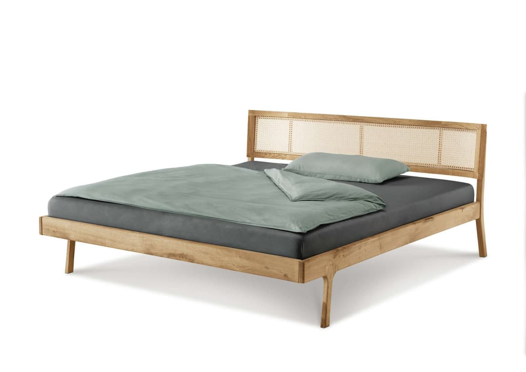 Home affaire Bett Hällevik Doppelbett | Holztöne