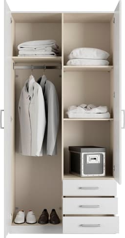 priess Kleiderschrank Amsterdam | Weiß