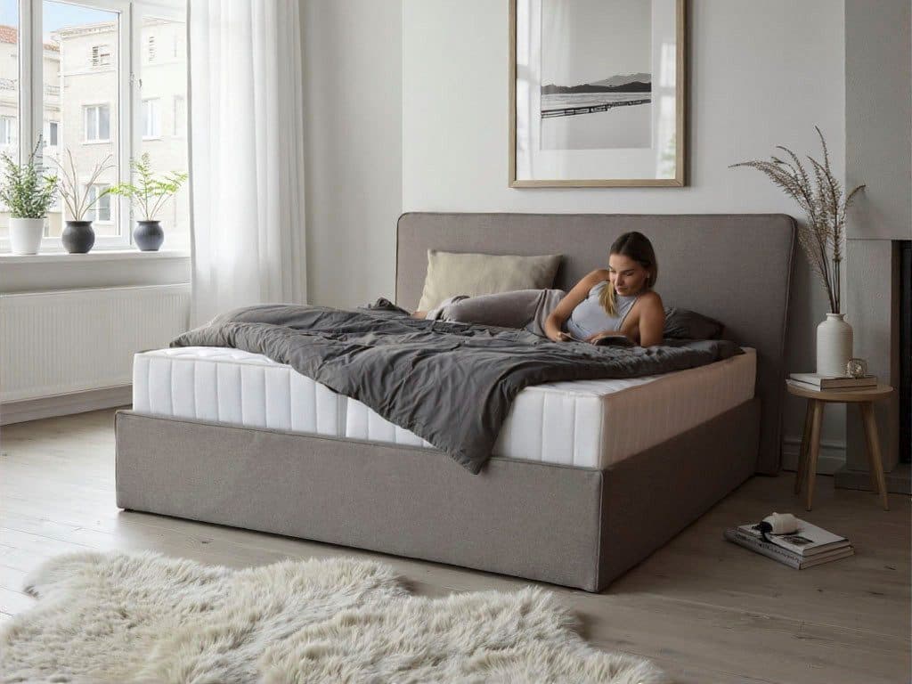 COLLECTION AB Polsterbett Romo | Braun