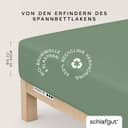 Schlafgut Spannbettlaken PREMIUM Mako-Zwirn-Jersey | Grün