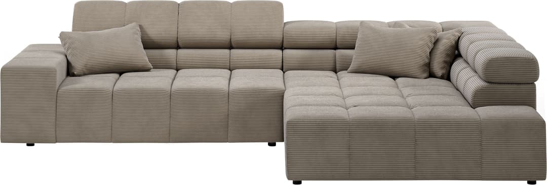 Home affaire Ecksofa Ancona | Braun