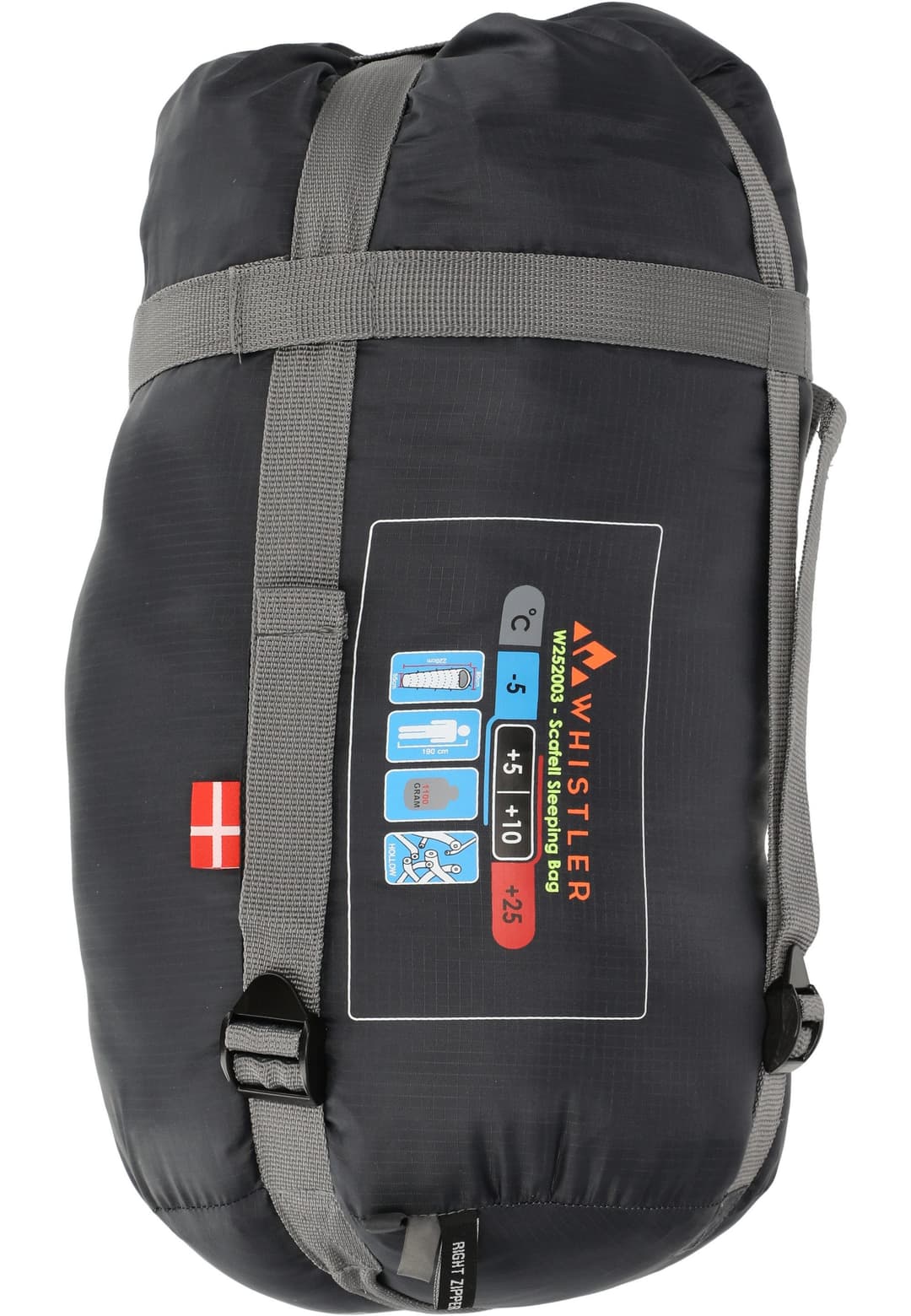 WHISTLER Scafell Trekkingschlafsack | Grau