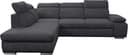 WERK2 Ecksofa Alicante Cord | Grau 2