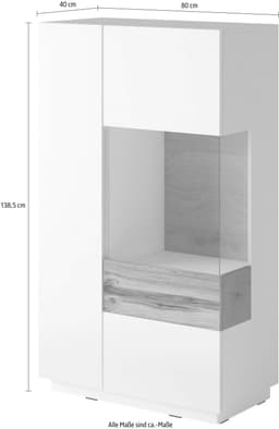 OTTO home Vitrine SILKE | Mehrfarbig