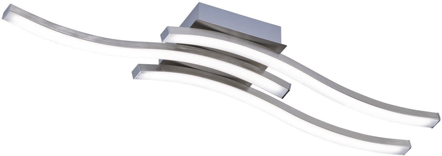 Reality Leuchten LED Deckenleuchte Route | Silber