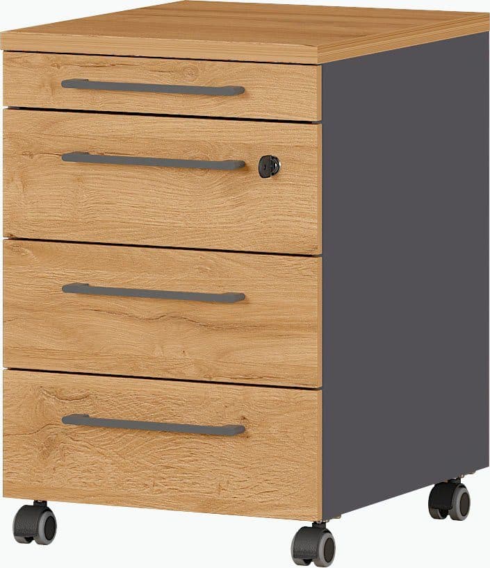GERMANIA GW-Agenda Rollcontainer | Braun