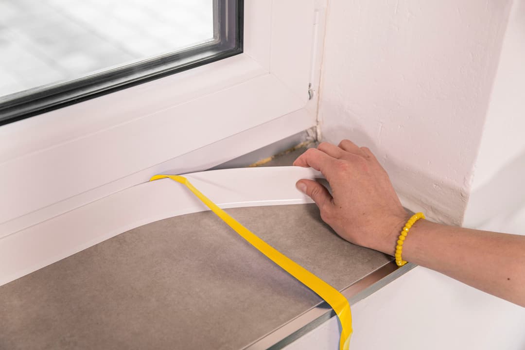 SCHELLENBERG PVC-Flachleiste | Weiß