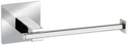 WENKO Toilettenpapierhalter Turbo-Loc Quadro | Silber