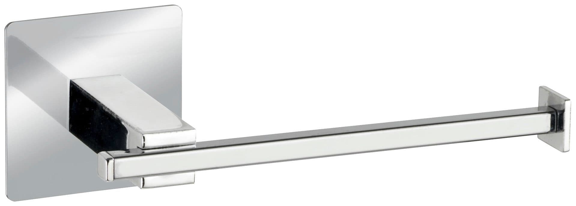 WENKO Toilettenpapierhalter Turbo-Loc Quadro | Silber
