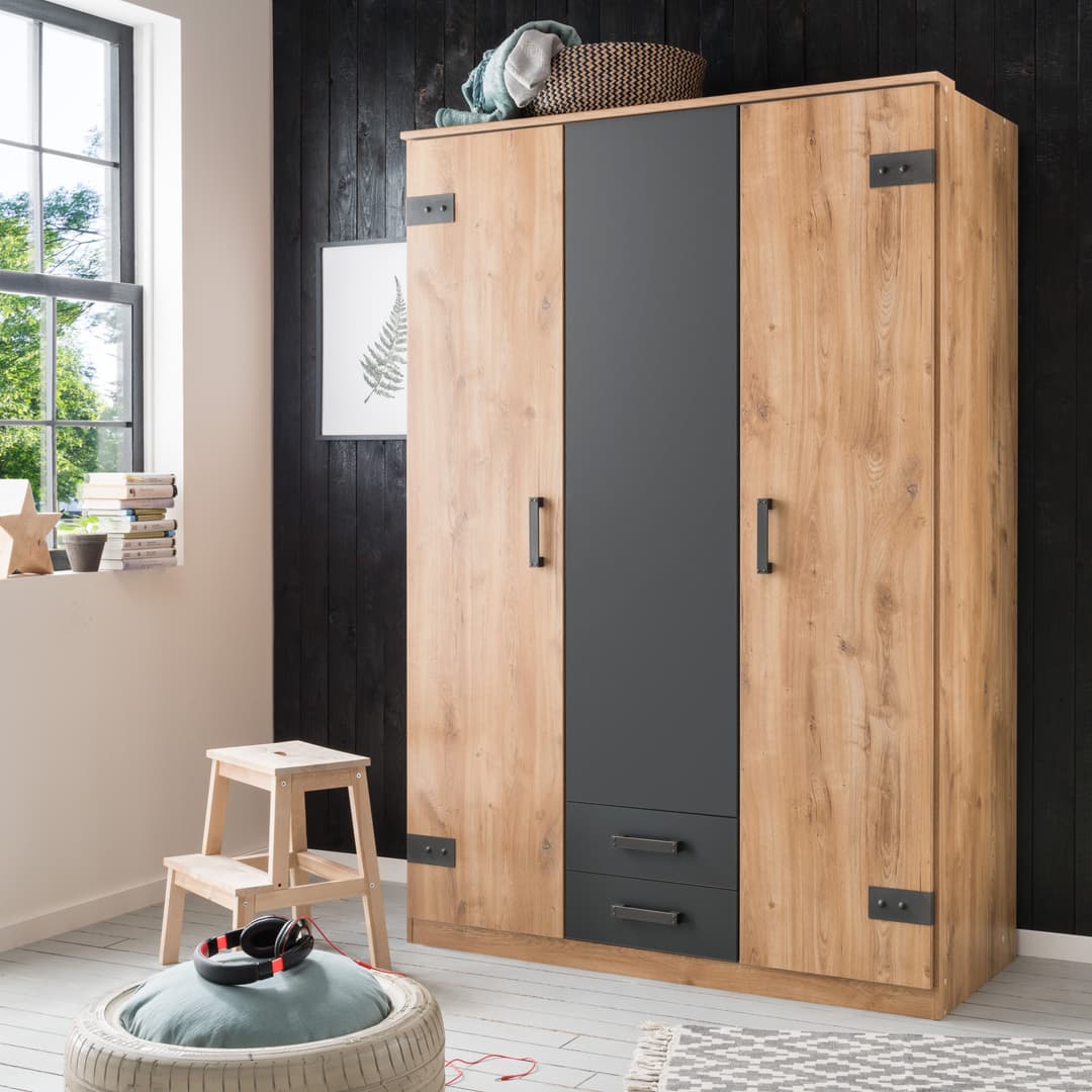 Wimex Kleiderschrank Cork | Holztöne