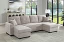 ATLANTIC home collection Wohnlandschaft Gerrit | Beige 3