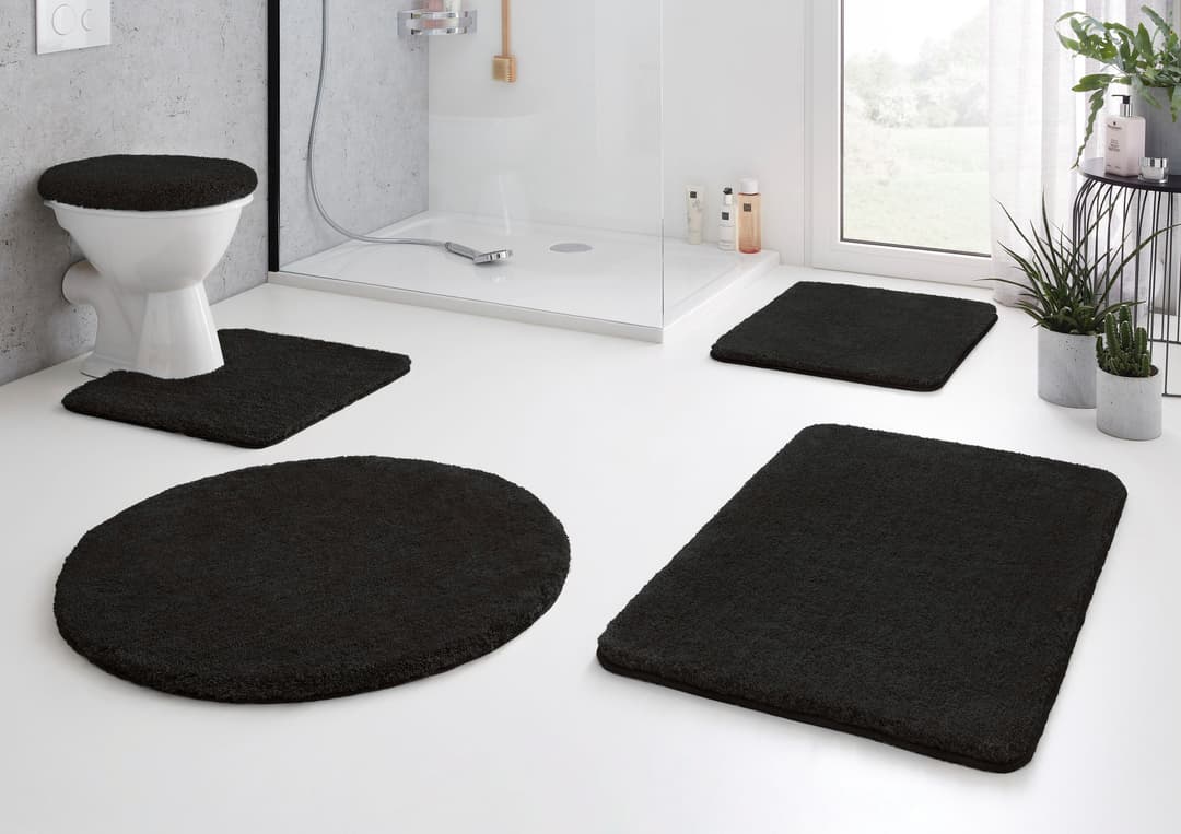 Kleine Wolke Badematte RELAX | Schwarz