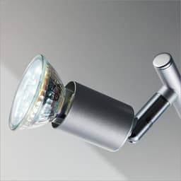 B.K.Licht LED Deckenleuchte | Silber