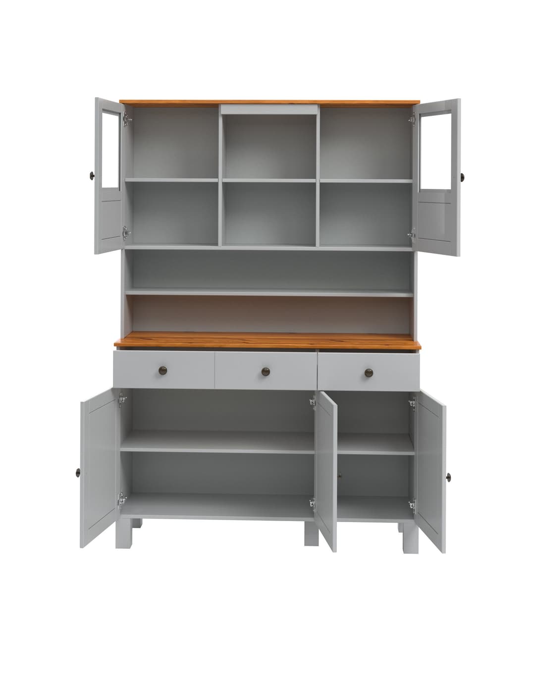 Home affaire Küchenbuffet Alby2 | Grau