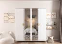 rauch Kleiderschrank FALUN | Weiß 3