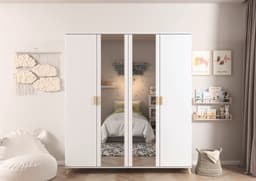 rauch Kleiderschrank FALUN | Weiß