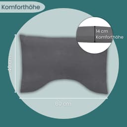 OTTO home Nackenstützkissen Jenille | Grau