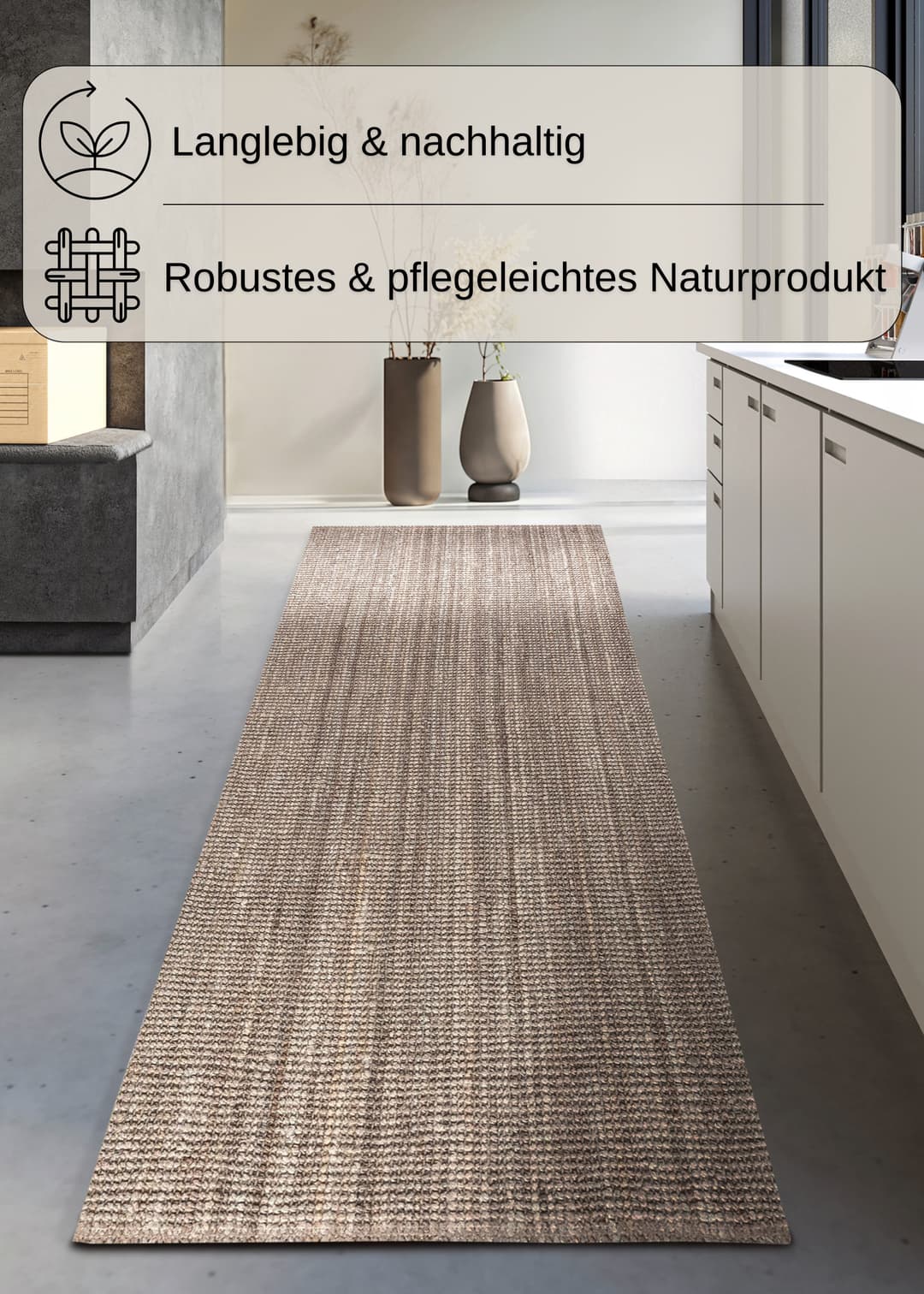 OTTO home Avot Juteteppich | Braun