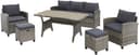 KONIFERA Gartenlounge-Set Amsterdam | Grau 2