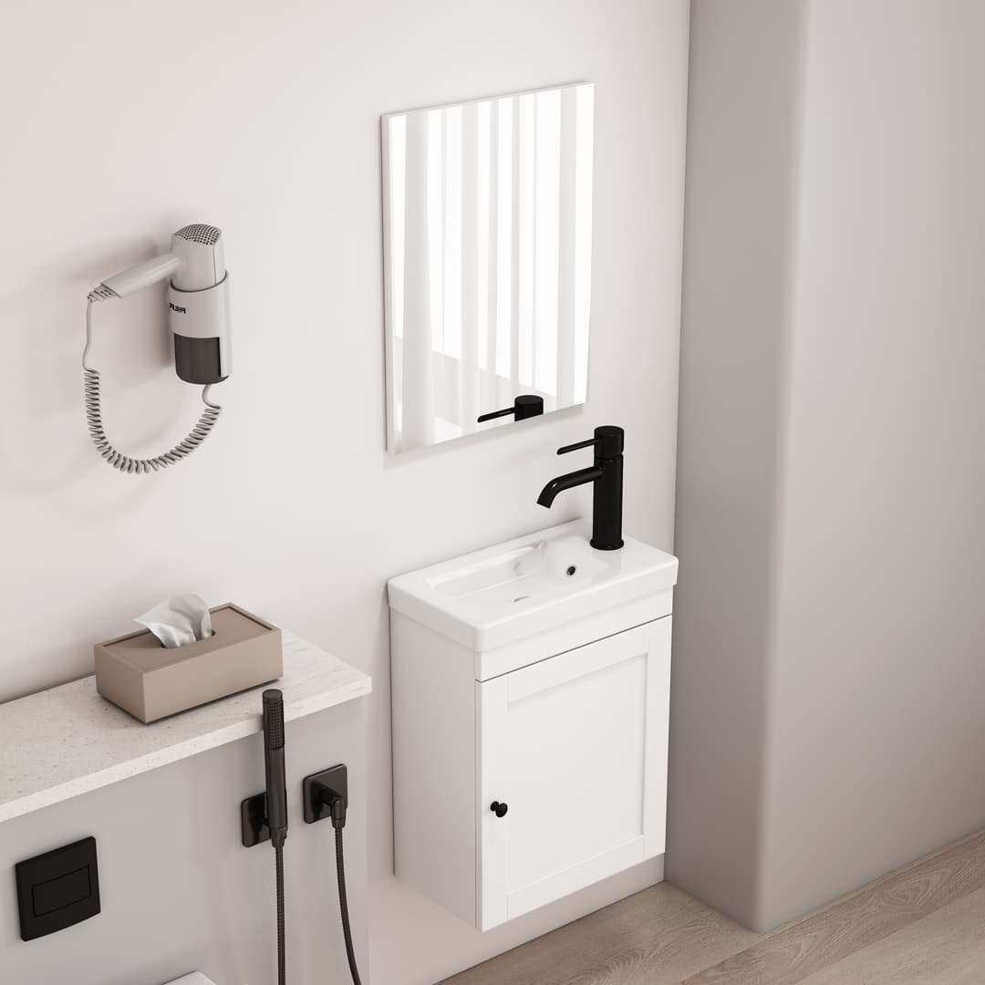 welltime Badezimmer-Set Antwerpen | Weiß