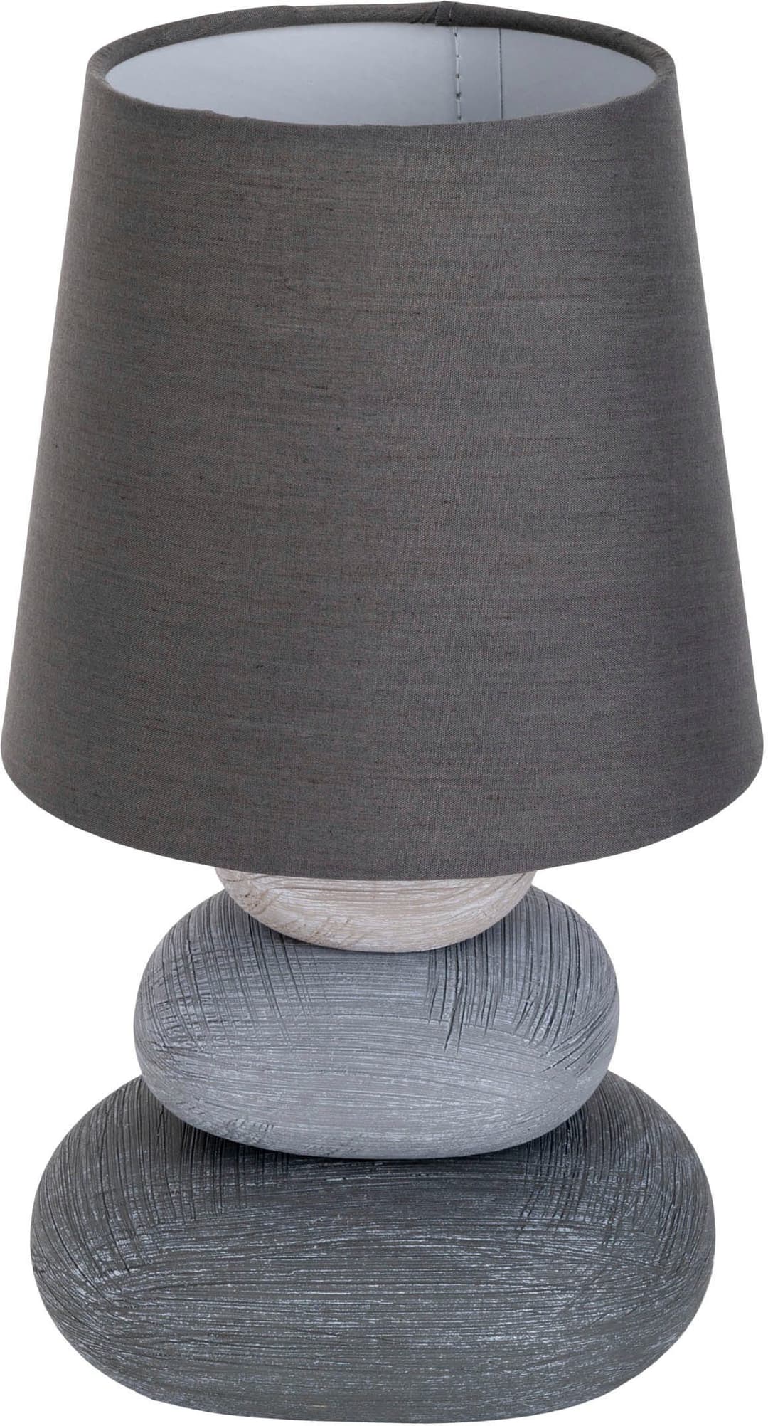 näve LED Tischleuchte Stoney | Grau