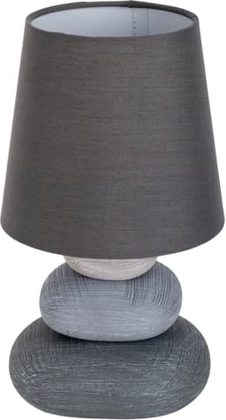 näve LED Tischleuchte Stoney | Grau